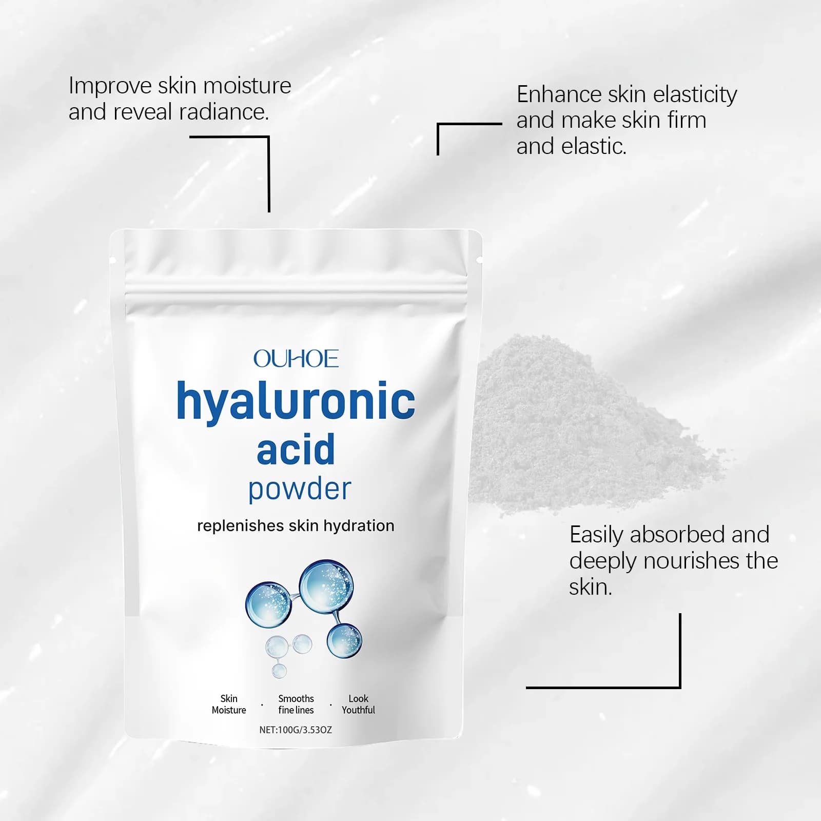 Hyaluronic Acid Powder Face Mask