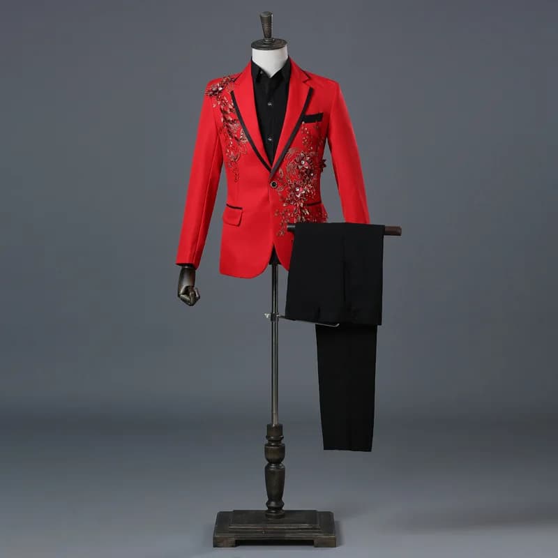 Men's Slim Fit Formal Tuxedo Suit
