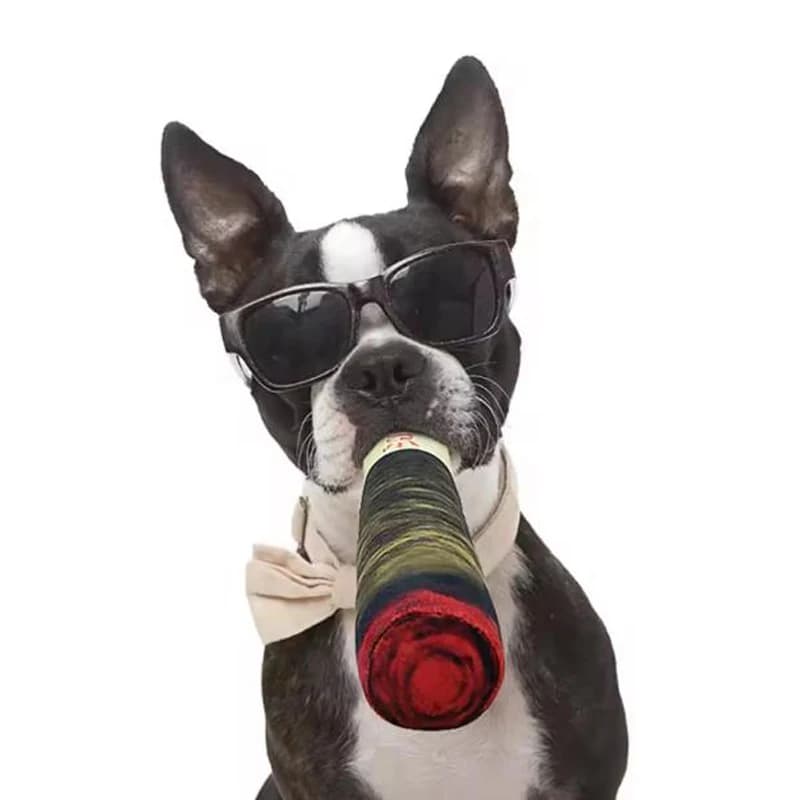 Funny Cigar Dog Toy With Sound Squeaker