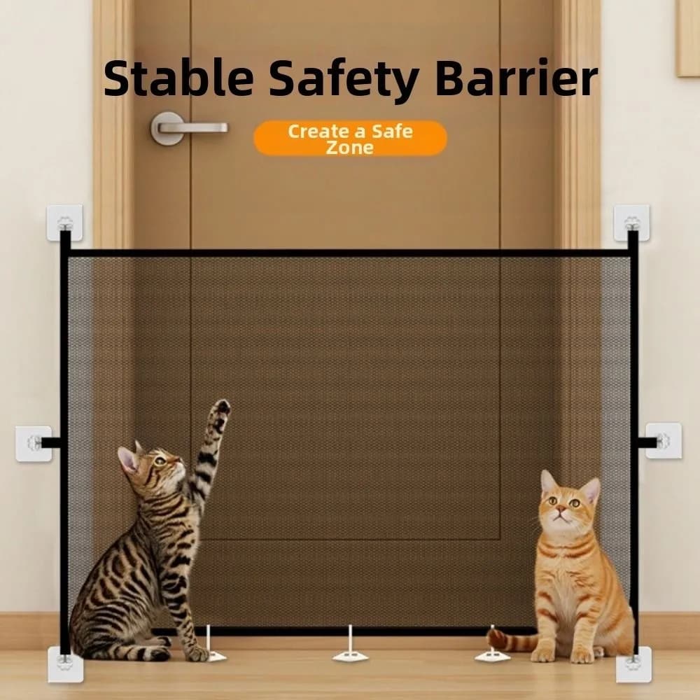 Portable Retractable Pet Barrier Fence
