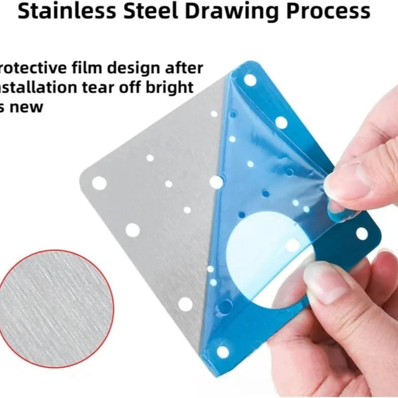 Stainless Steel Hinge Repair Mounting Plate