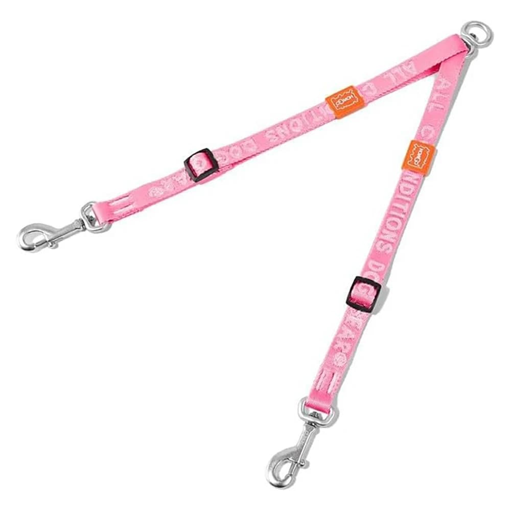 Dual Dog Leash Coupler with 360° Swivel
