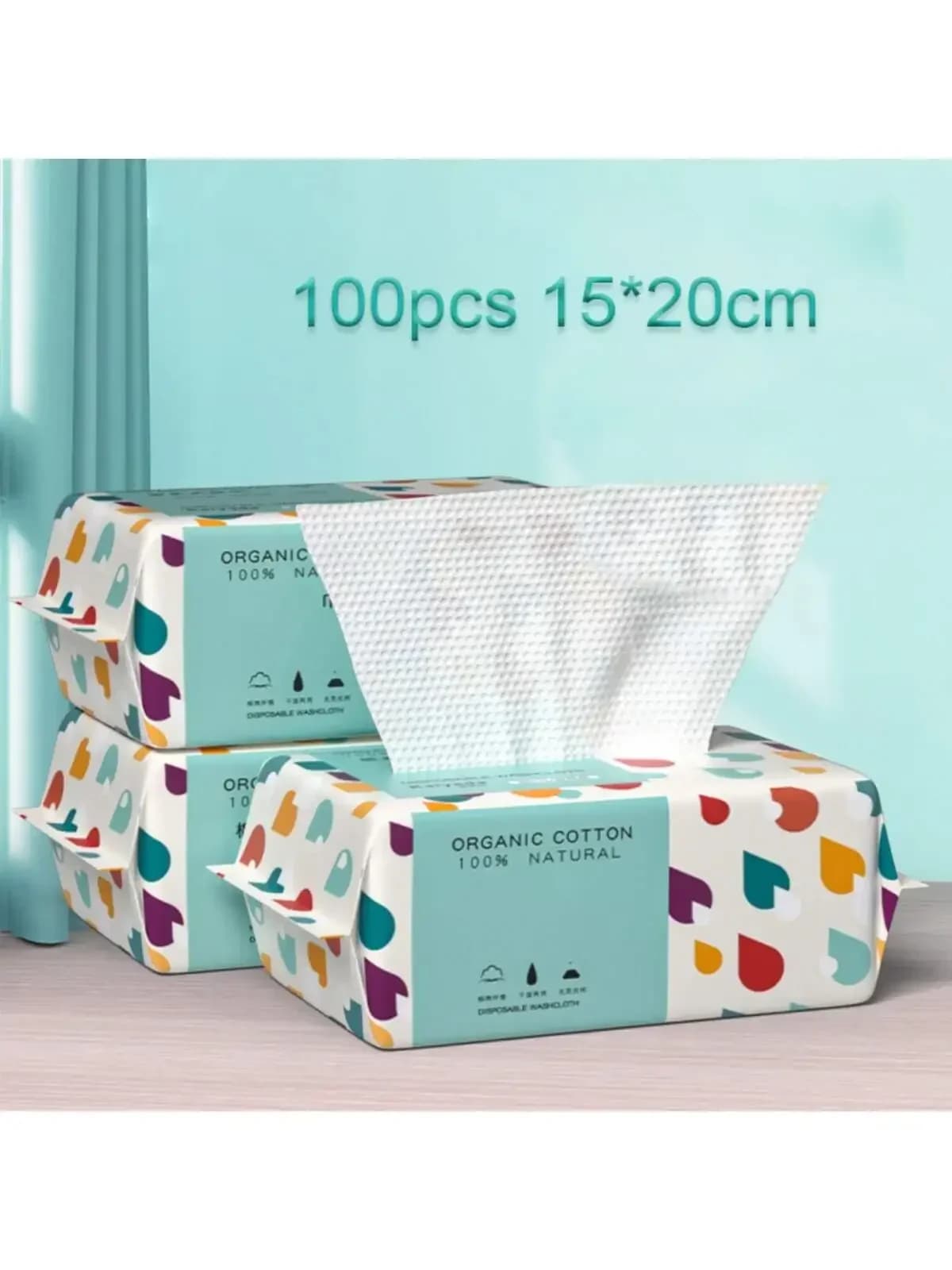 Disposable Face Towel Wash Cloths 200 Count