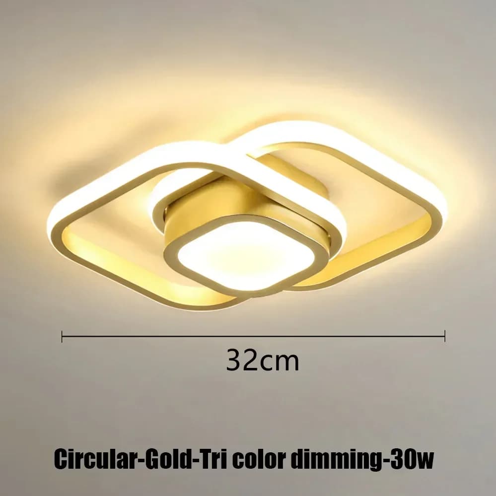 LED Strip Aisle Ceiling Lights Modern Minimalist Living Room Lamps For Balcony Entrance Home Decor Fixtures various styles