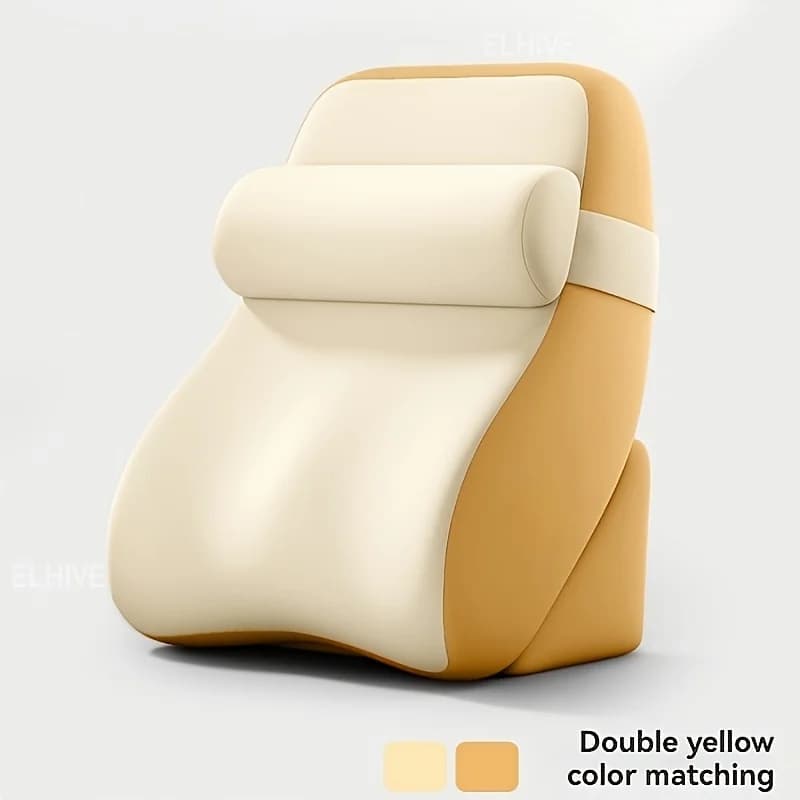 Large Memory Foam Reading Pillow with Adjustable Wedge