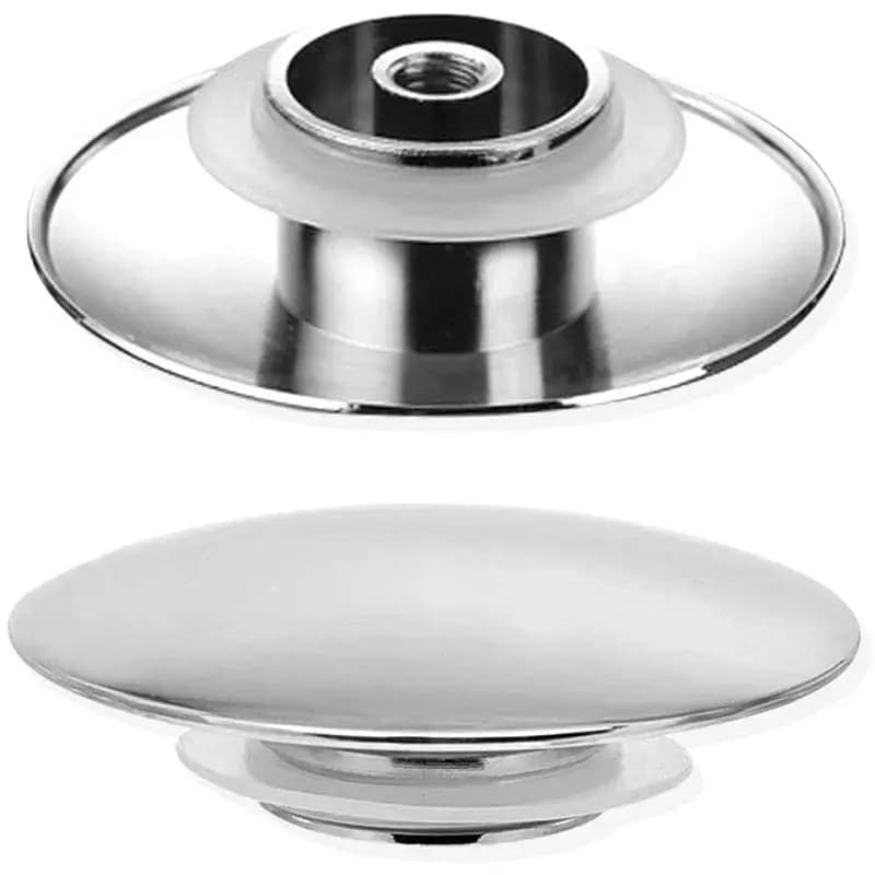 Bathroom Sink Drain Plug Push Button Stopper