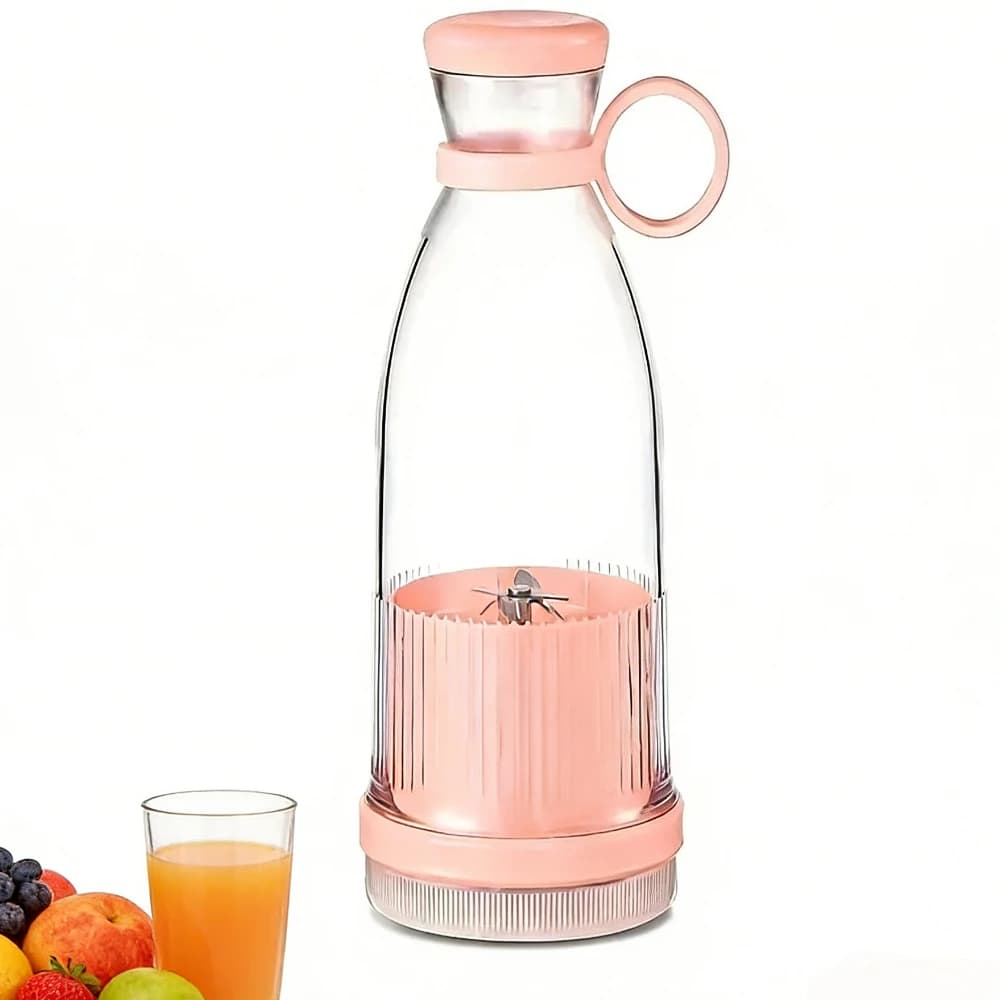 Portable Blender Electric Fruit Blender Durable Smoothies and Milkshakes Maker Rechargeable for Outdoors Camping Traveling
