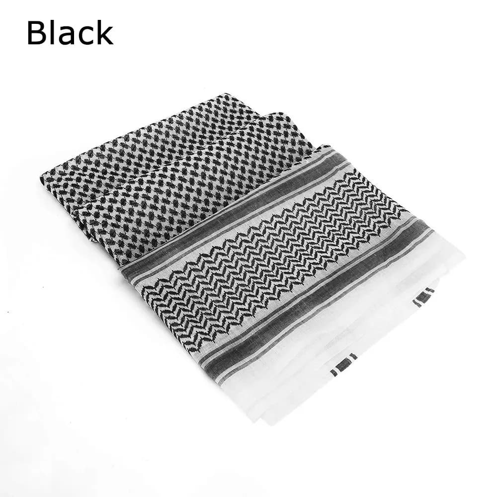 Plaid Shemagh Scarf with Aqel Rope