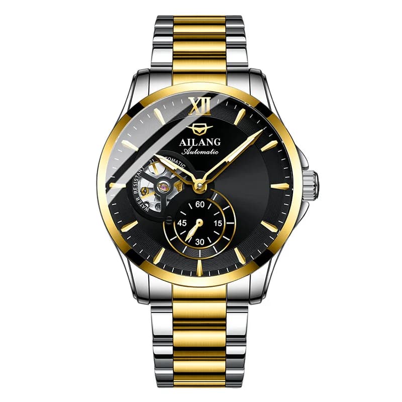 Watches for Men Tourbillon Skeleton Luminous Luxury Mechanical Self Winding Men's Wrist Watch Waterproof
