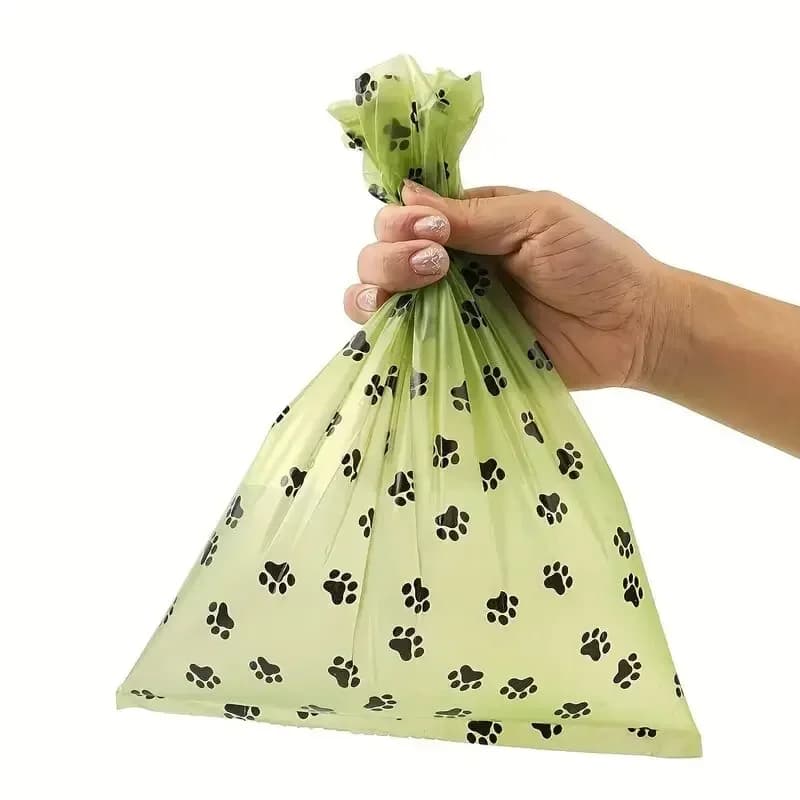 Dog Poop Bags for Dog Large Cat Waste Bags Doggie Outdoor Home Clean Refill Garbage Bag Pet Supplies 15 Bags/ Roll