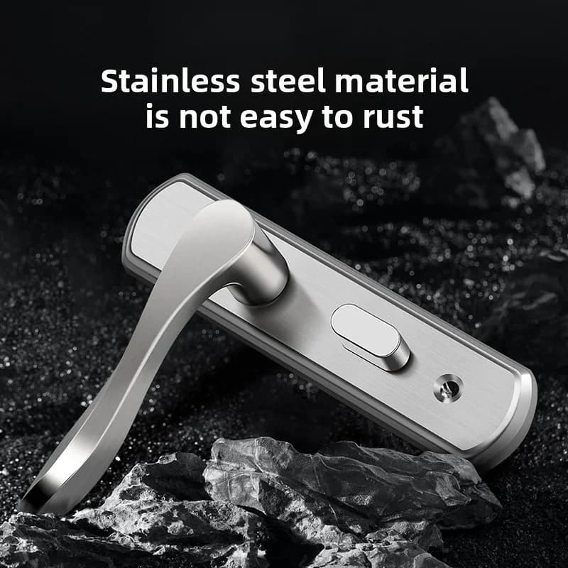 Bathroom Door Lock With Aluminum Alloy Handle