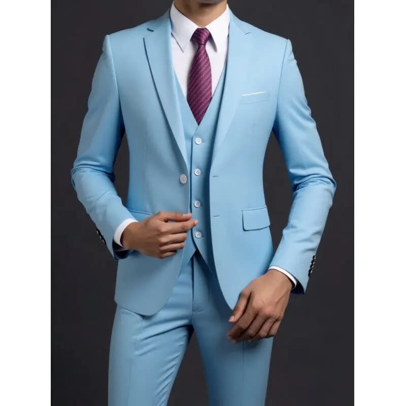 Men's Three-Piece Business Suit
