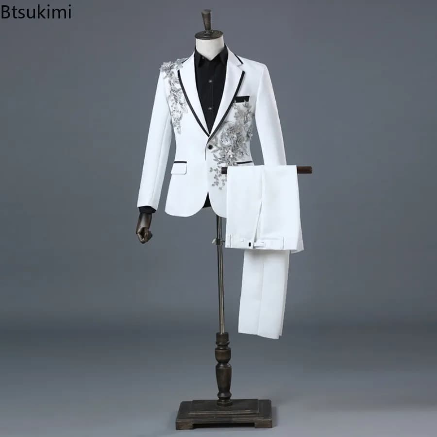 Men's Slim Fit Formal Tuxedo Suit