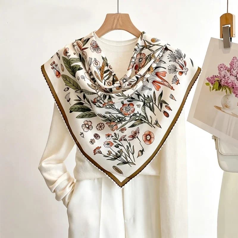 Mulberry Silk Square Scarf