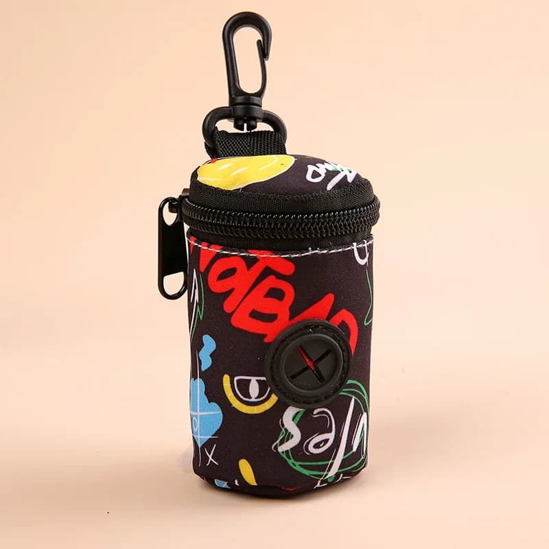 Pet Dog Poop Bags with Holder Outdoor Training Waste Disposal Bag Handy Durable Doggy Trash Bag for Walks And Hikes