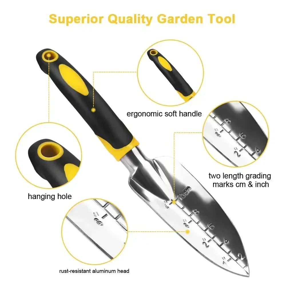 Stainless Steel Garden Tool Set With Gloves