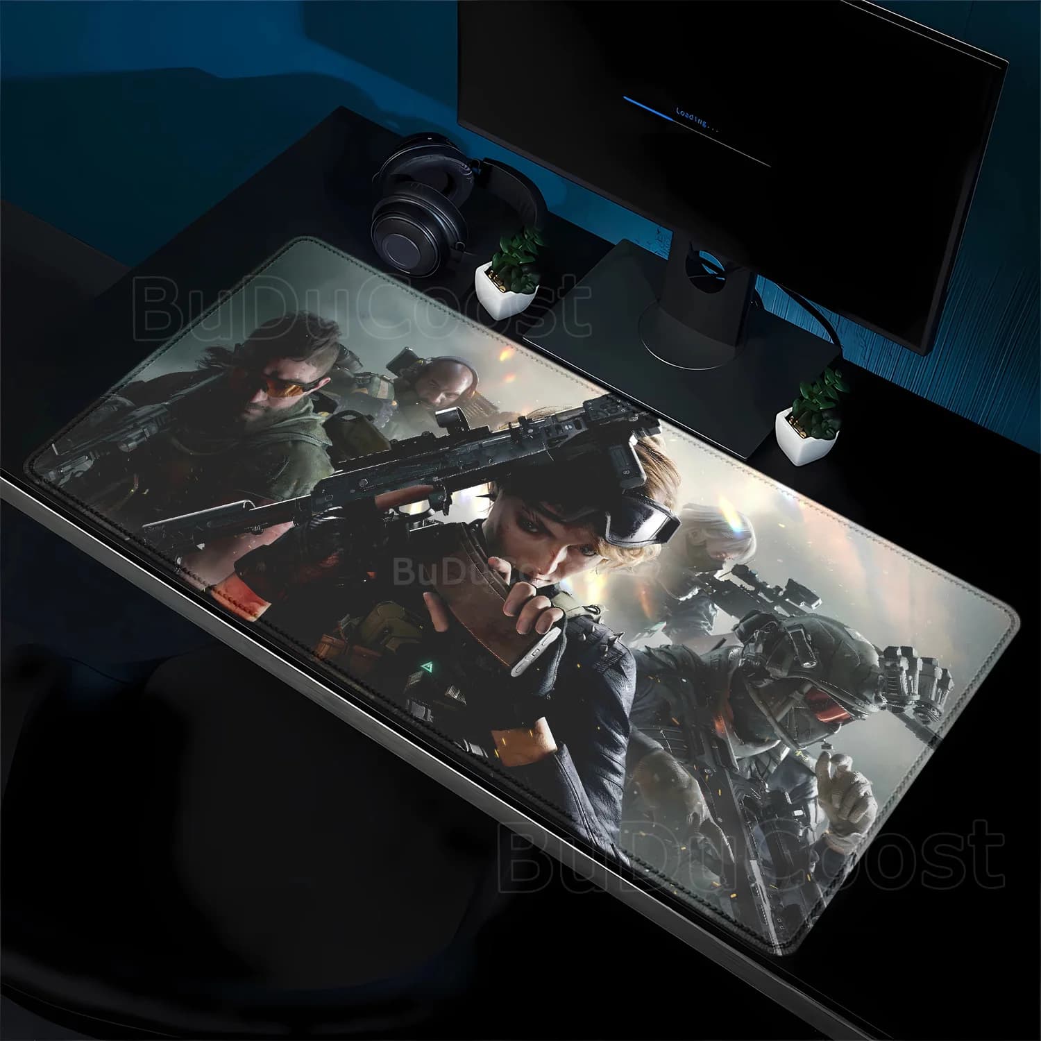 PC Game Delta Force Large mouse pad For Gaming mousepad with Stitched Edges and Non-Slip Rubber Base Extended game accessories