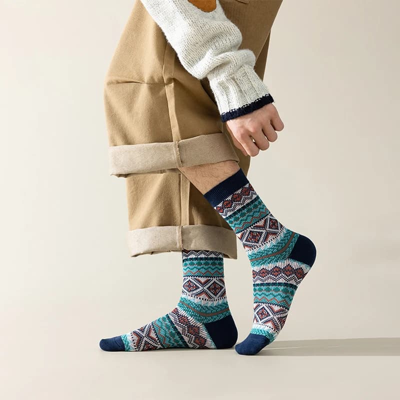 Men's Colorful Crew Socks, 3-Pair Pack