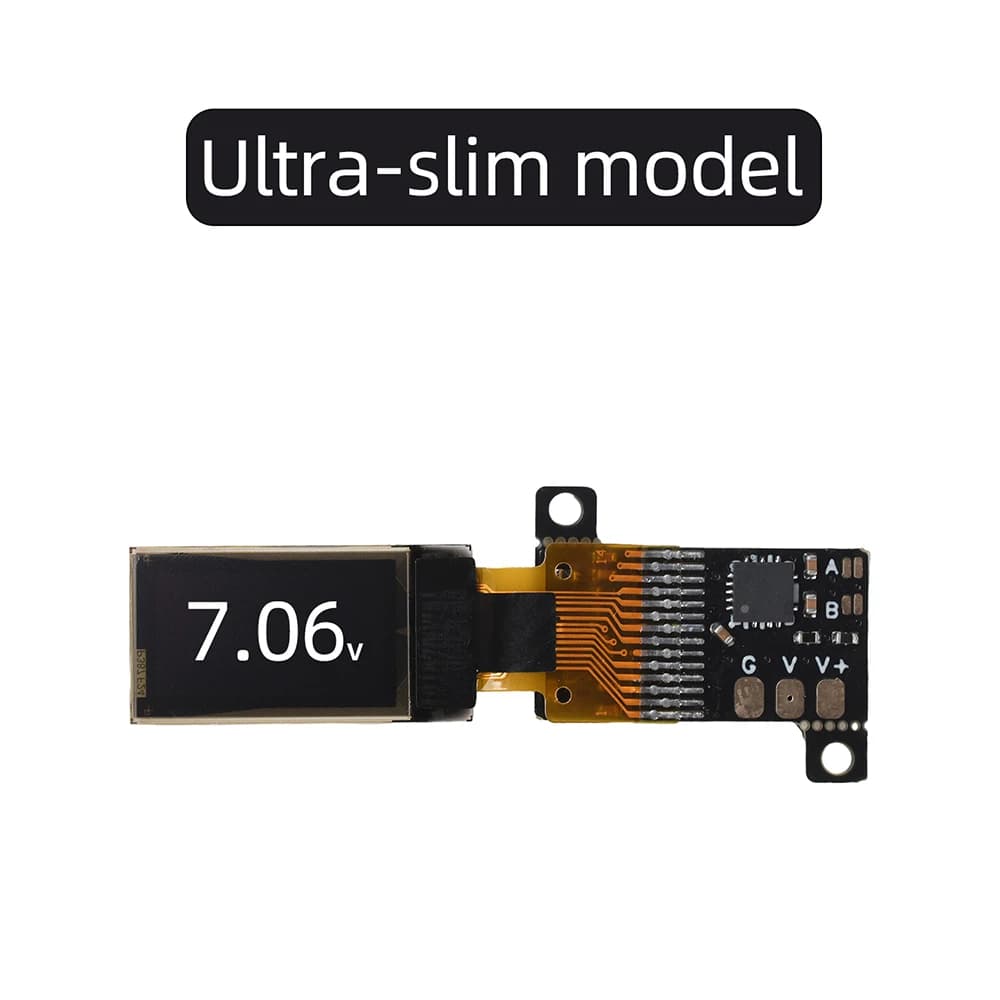 Ultra Thin Mini OLED Digital Voltmeter DC 0-30V 0.5 Inch OLED Display 12Bit ADC High Precision Voltage Meter 5Hz/10Hz Adjustable
