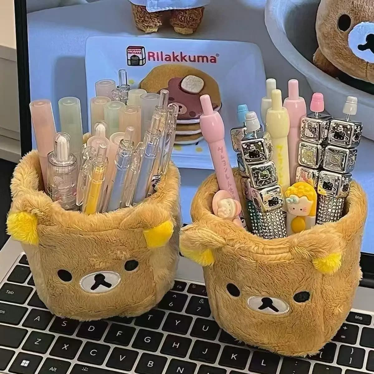 Plush Pen and Pencil Holder Organizer