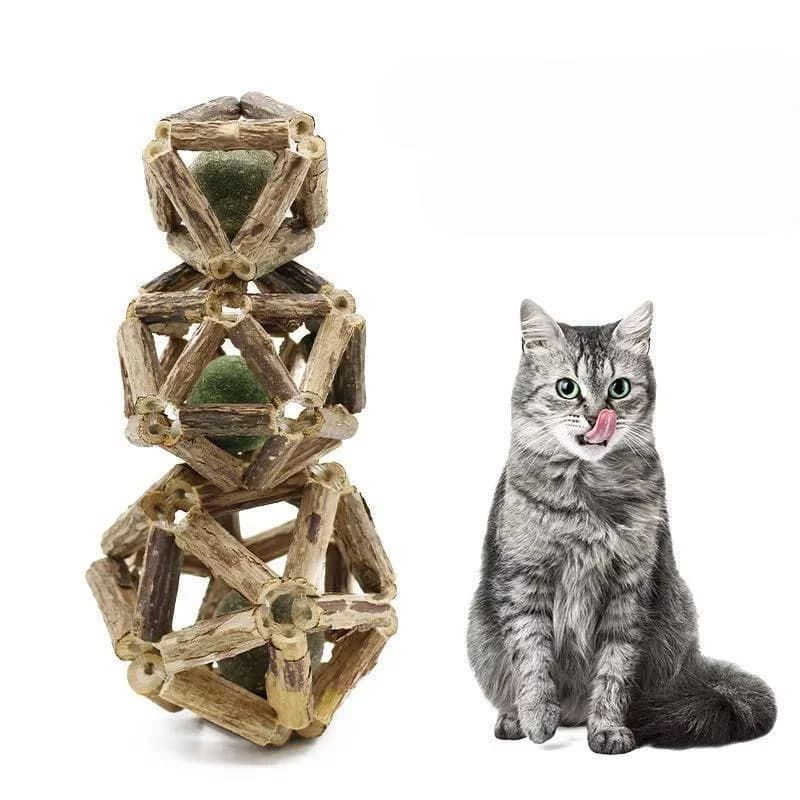 Catnip, catnip, small ball, bell ball, cat toy, self-entertaining cat, cat chew stick, cat toy supplies cat toys puppy keep cat