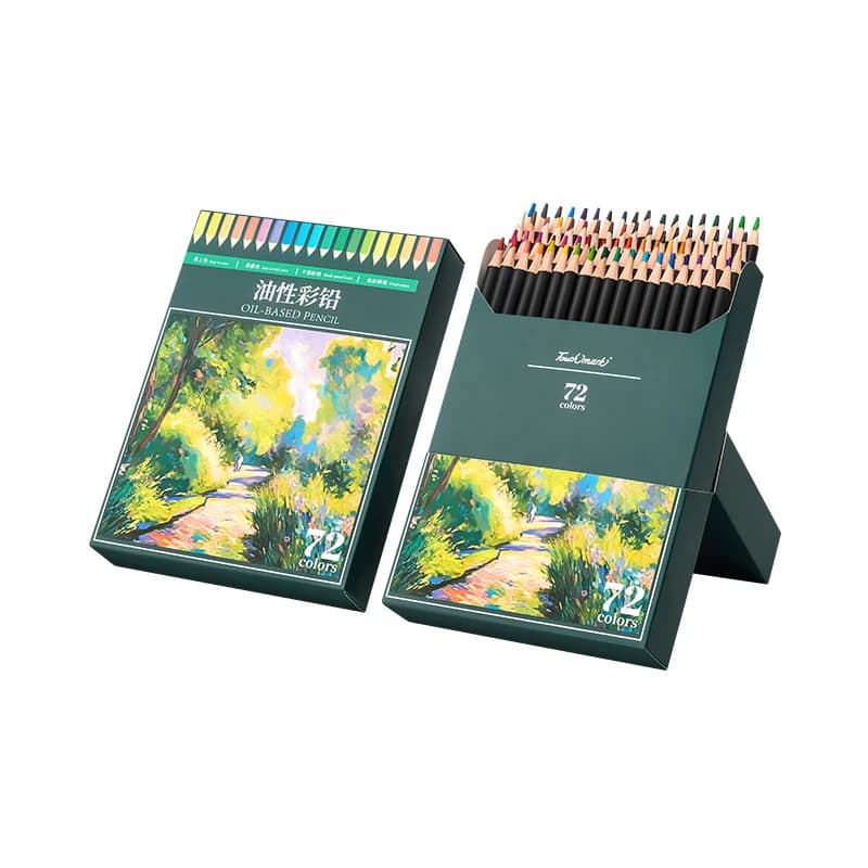 Professional Oil-Based Colored Pencil Watercolor Set
