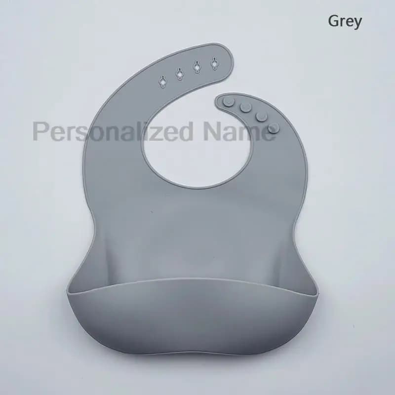 Silicone Baby Bib With Food Catcher Pocket