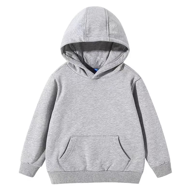 Kids Hoodie Sweatshirt Long Sleeve White