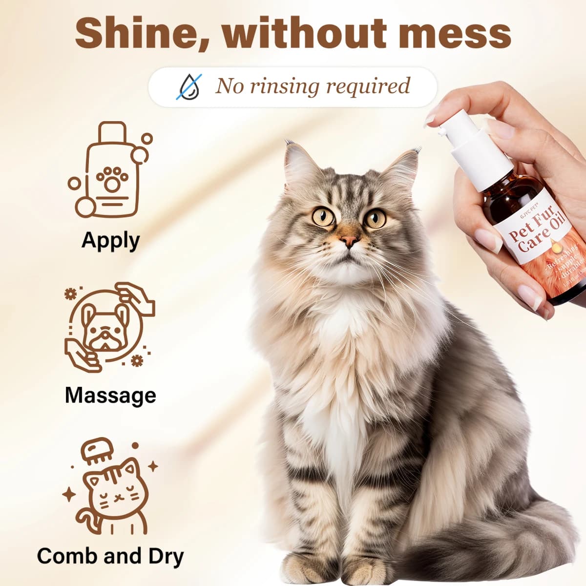 Plant-Based Leave-In Coat Conditioner for Dogs and Cats