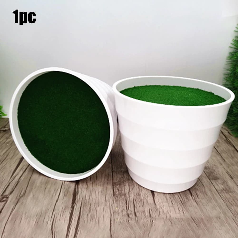 Artificial Plant Pot with Grass Base