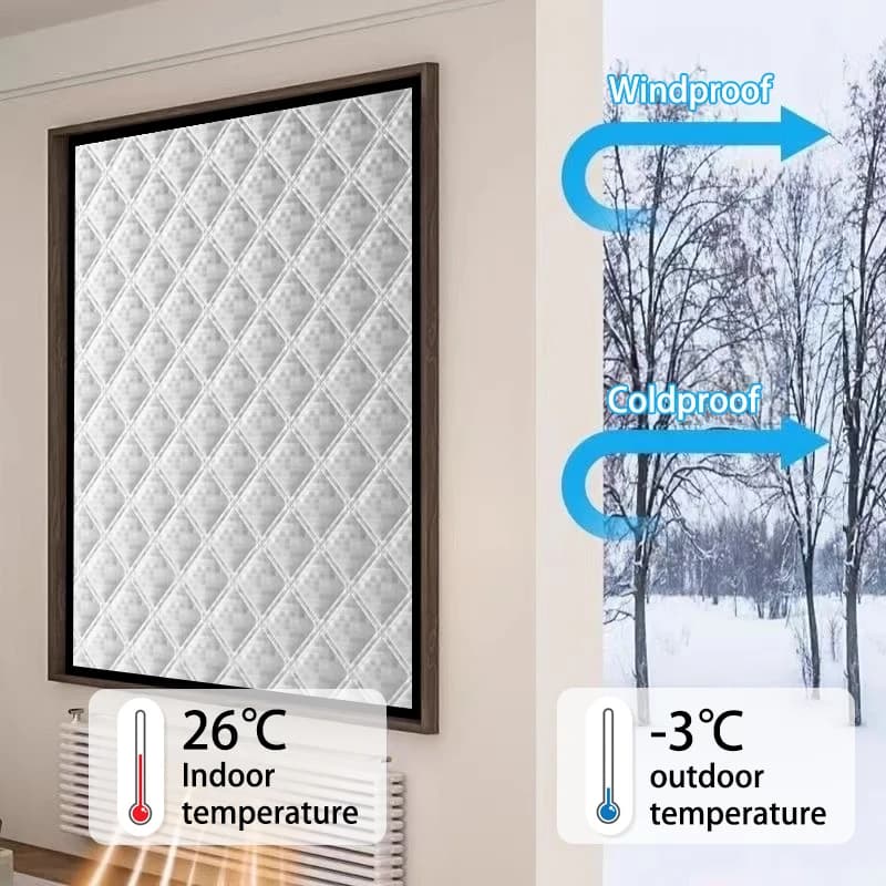 Thermal Winter Door Curtain Cold Blocker