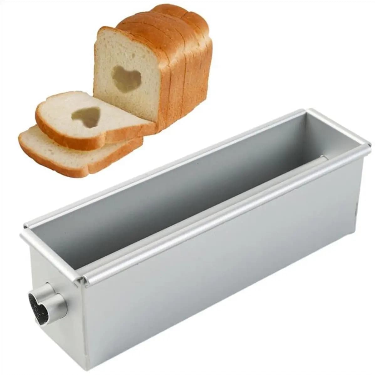 Heart-Shaped Aluminum Loaf Baking Pan