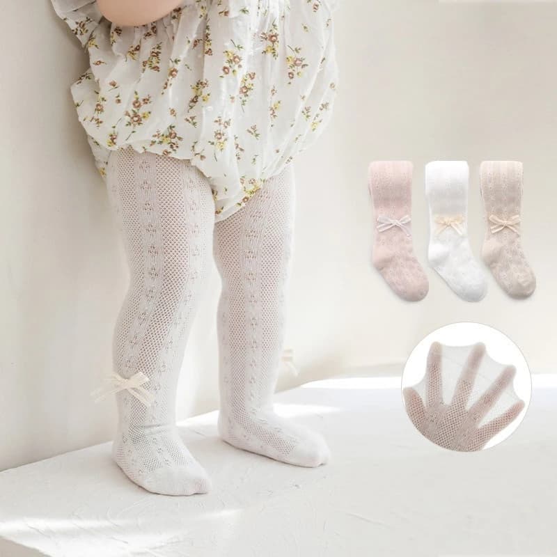 Infant Girls Hollow Out Cotton Tights