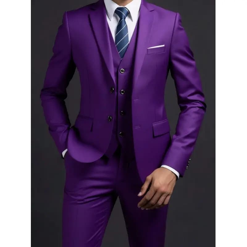 Men's Three-Piece Business Suit