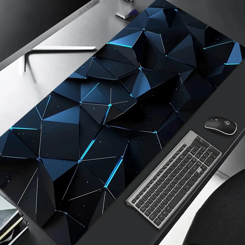 Large Gaming Mouse Pad 90x40 Red Blue Gradient