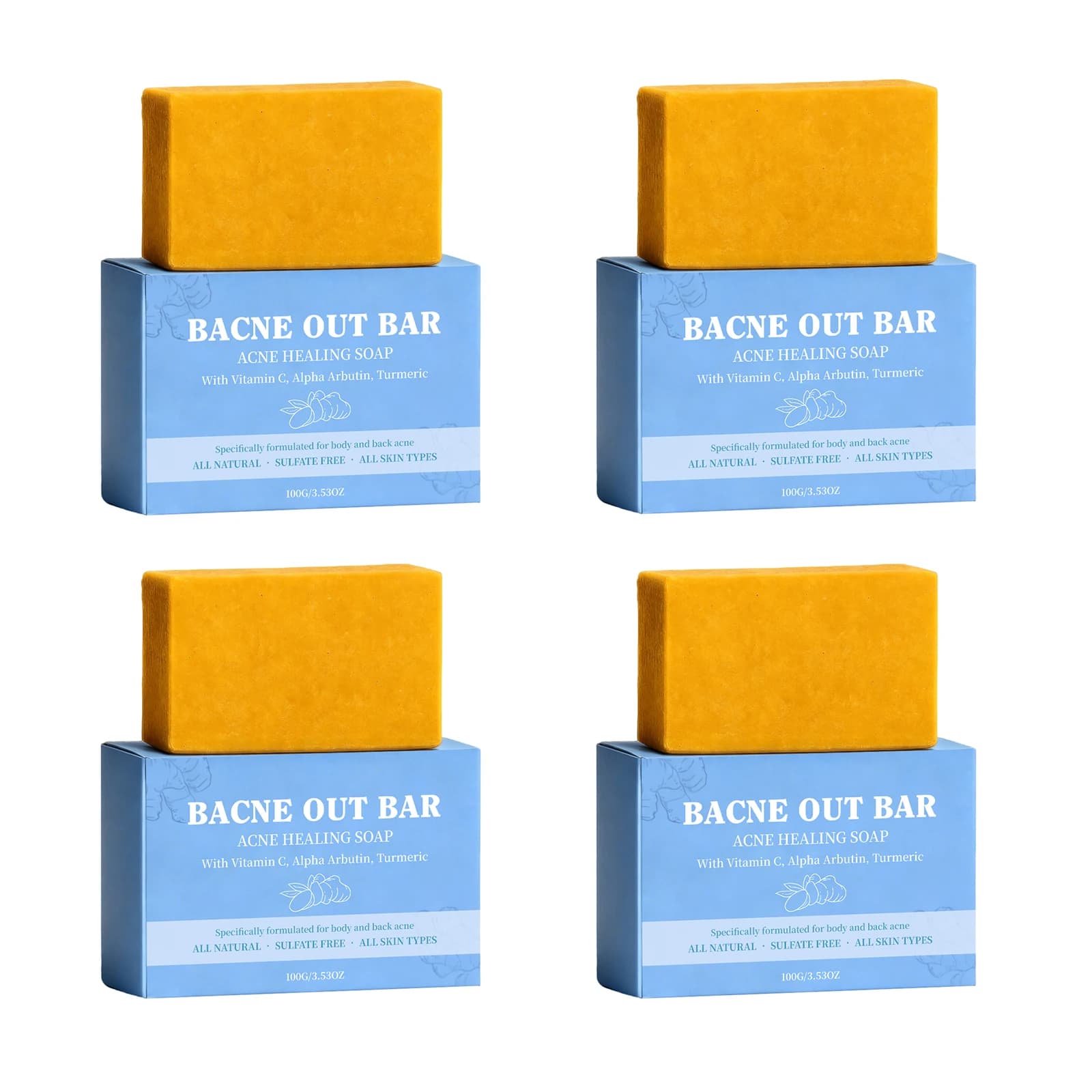 Natural Acne Body Wash Bar