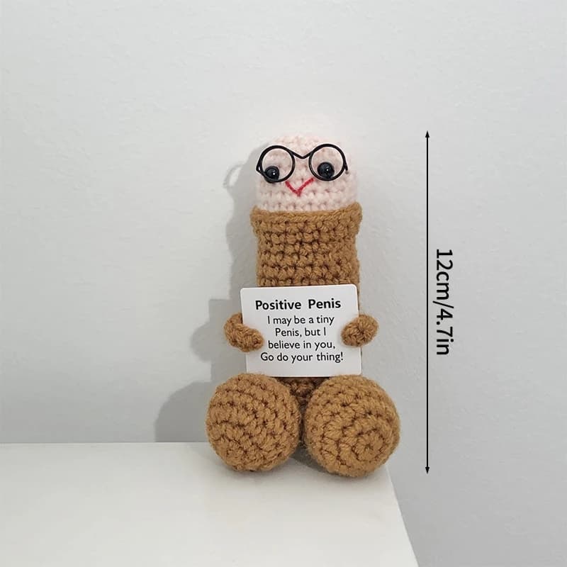 Crocheted Emoticon Desk Ornament