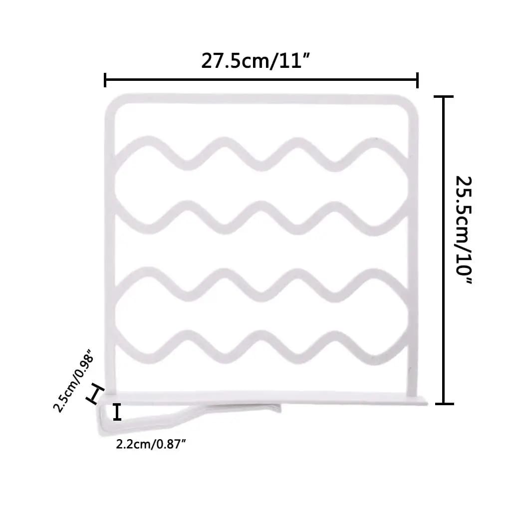 Wire Shelf Dividers for Closet Organization