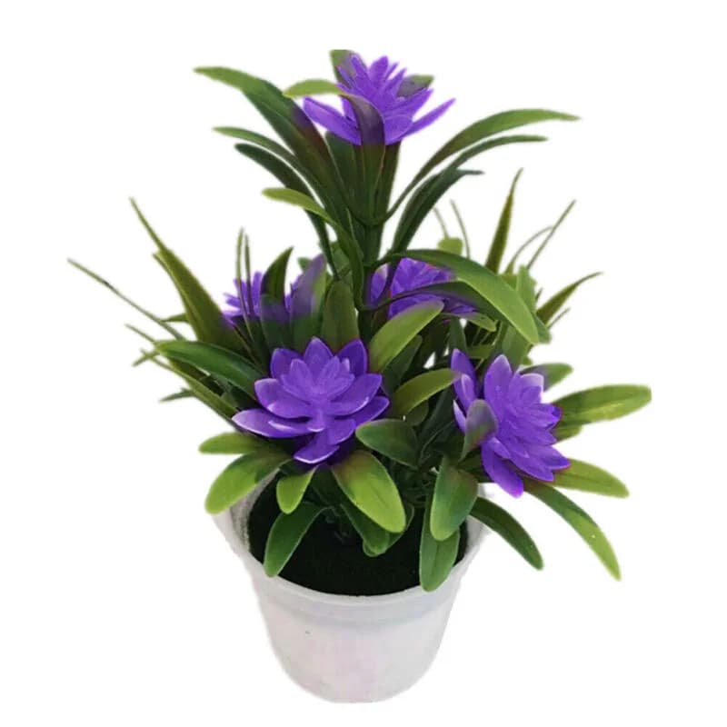 Artificial Lotus Flower Plant Pot Arrangement