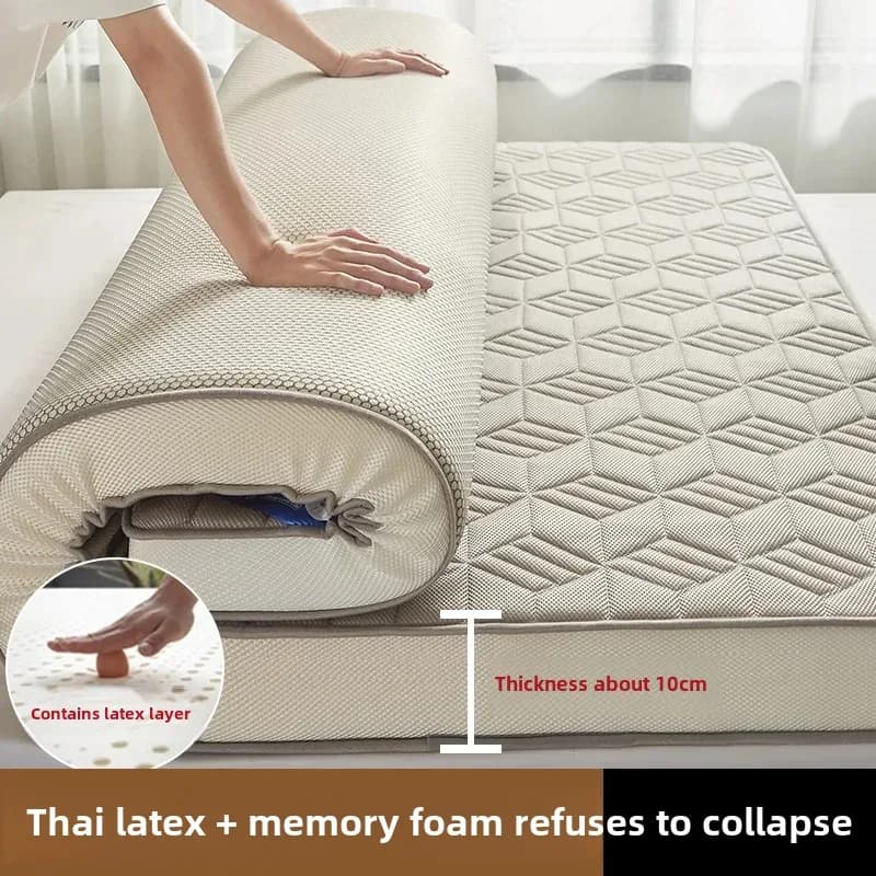 Memory Foam Mattress Topper 3-Stage Folding
