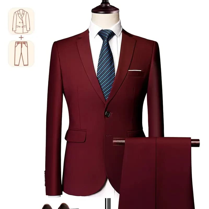 Men's Business Casual Formal Suit