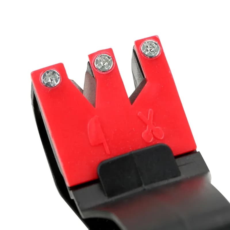 Handheld Scissor Sharpener with Ergonomic Grip