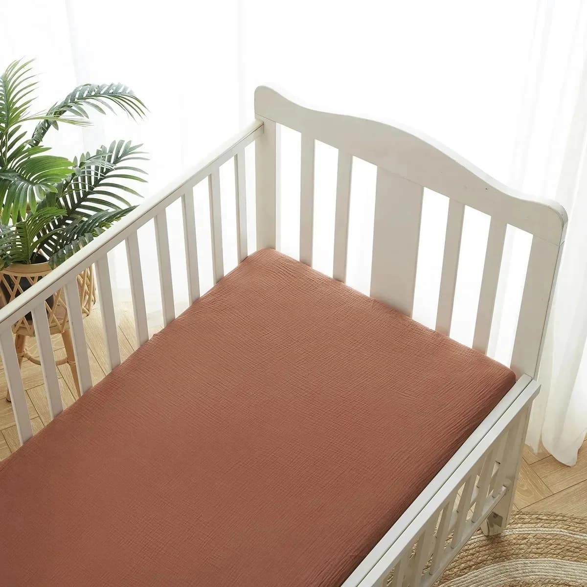 Cotton Fitted Crib Sheet