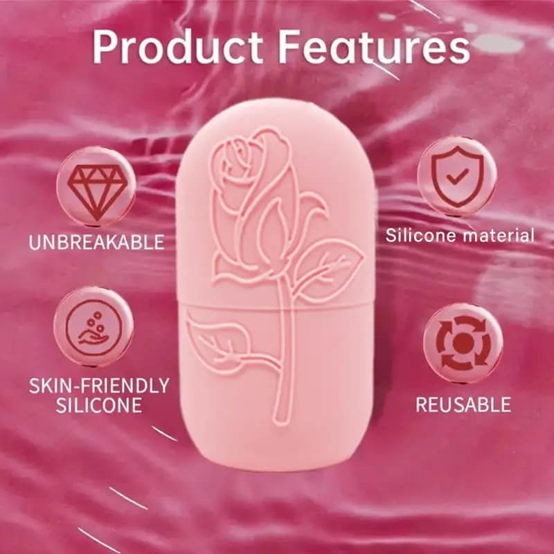 Face Ice Roller Reusable Skincare Beauty Tool for Eye Puffiness Cooling Facial Massage and Relaxation