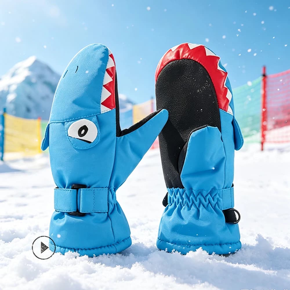 Kids Winter Mittens with Fleece Lining