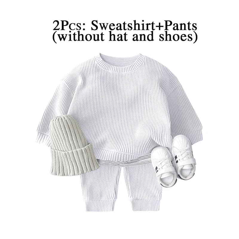 Kids Sports Sweatshirt Loungewear Set
