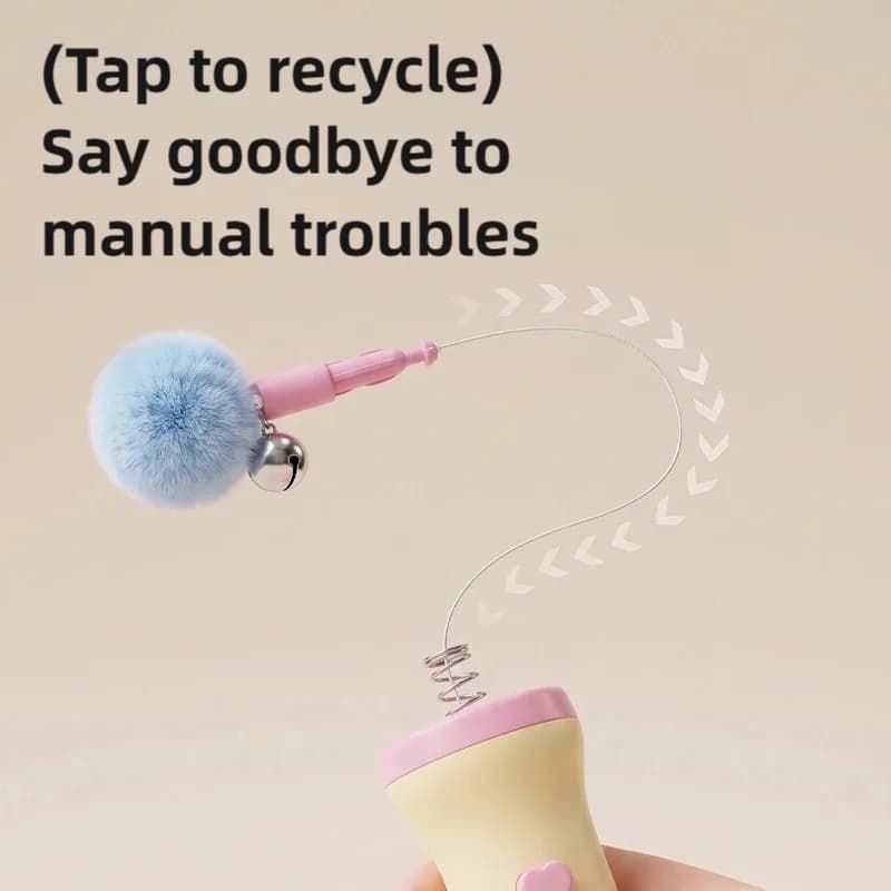 Automatic Retractable Cat Toy