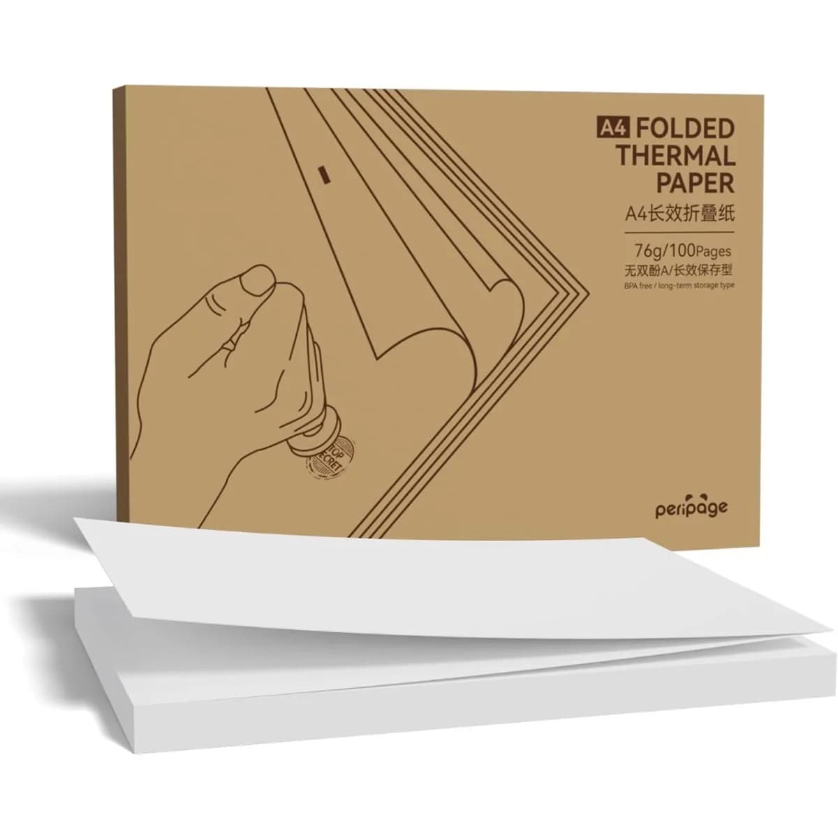 Thermal Paper 100 Sheets A4 Letter Size