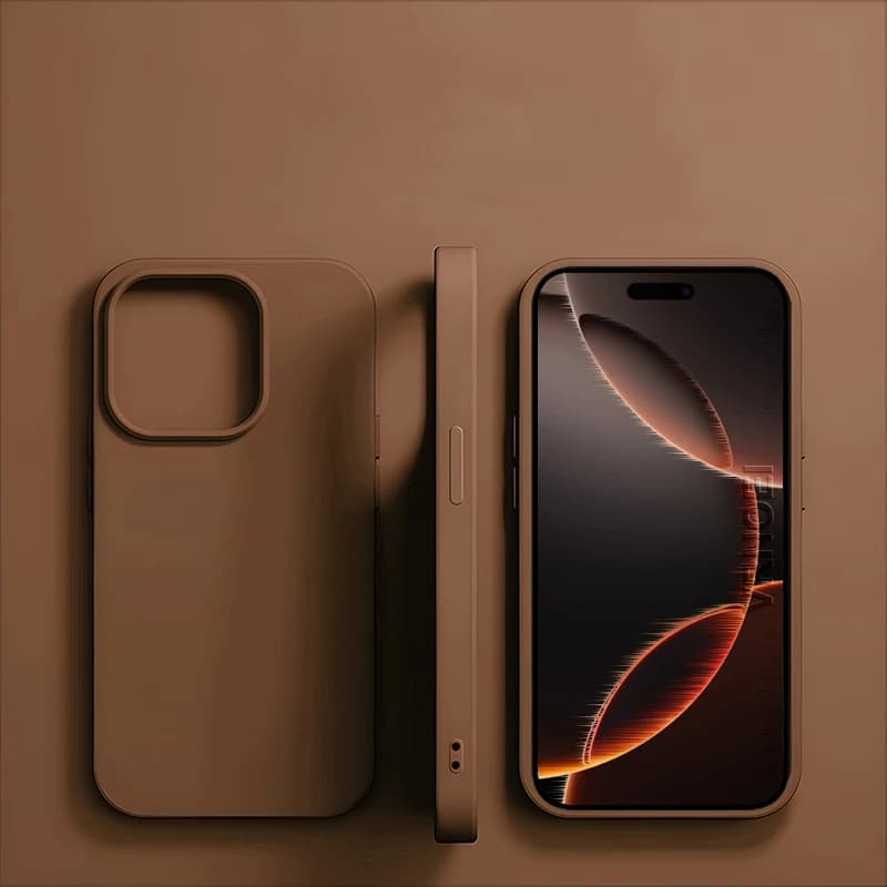 Original Liquid Silicone Phone Case For APPLE iPhone 11 13 12 14 15 16 Pro Max Plus 16E Cases Shockproof Protective Back Cover
