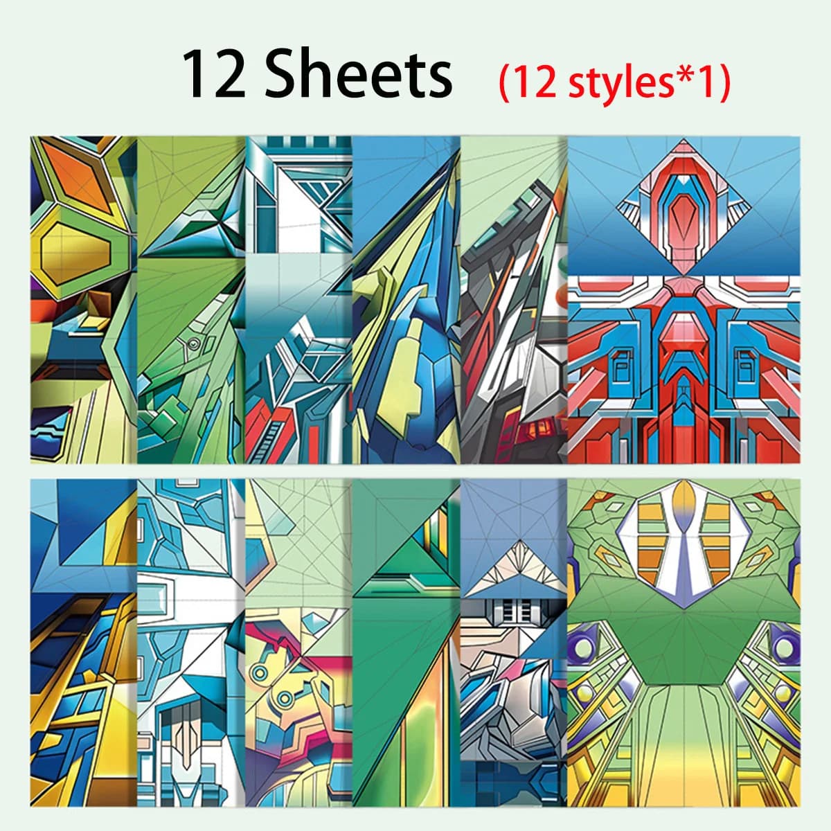 Paper Airplane Kit with 12 Classic Designs